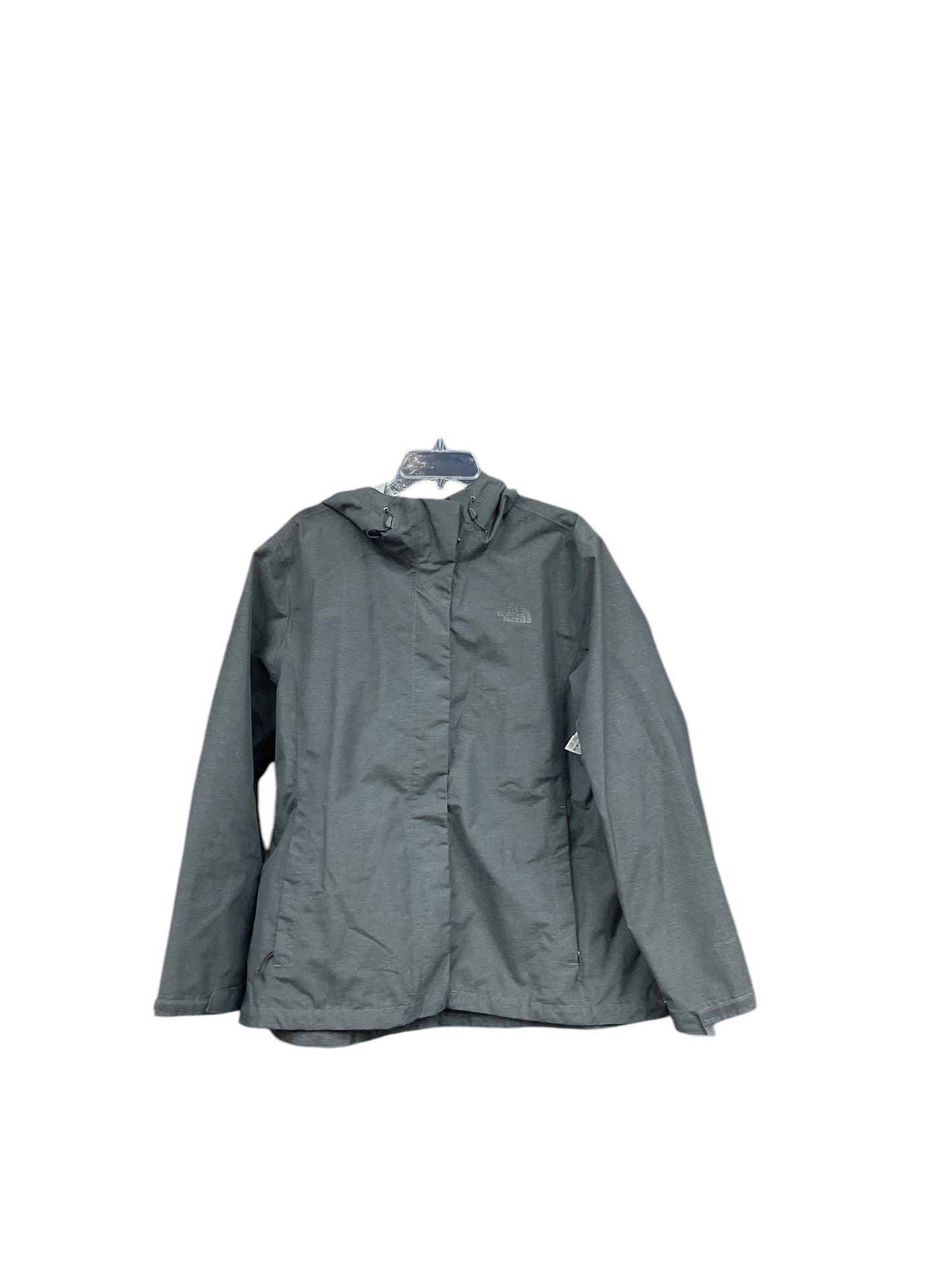 Jacket Windbreaker By The North Face In Grey, Size: 2x