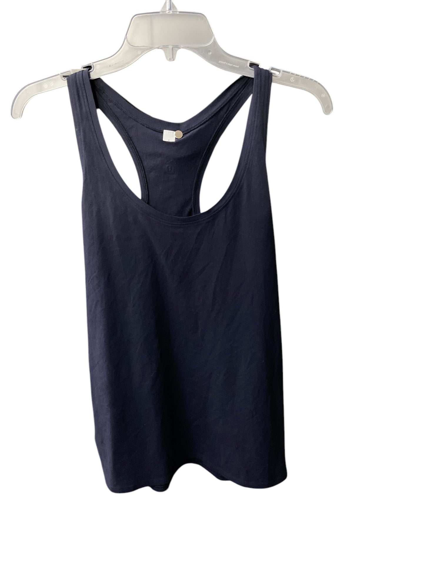 Athletic Tank Top By Lululemon In Navy, Size: 4