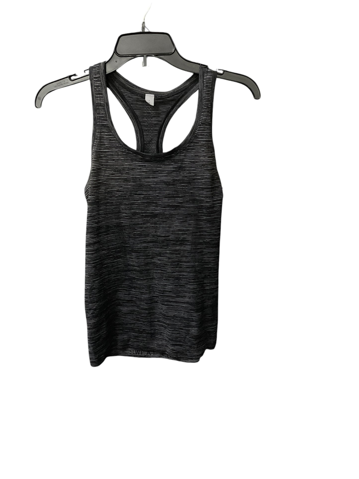 Athletic Tank Top By Lululemon In Grey, Size: 6