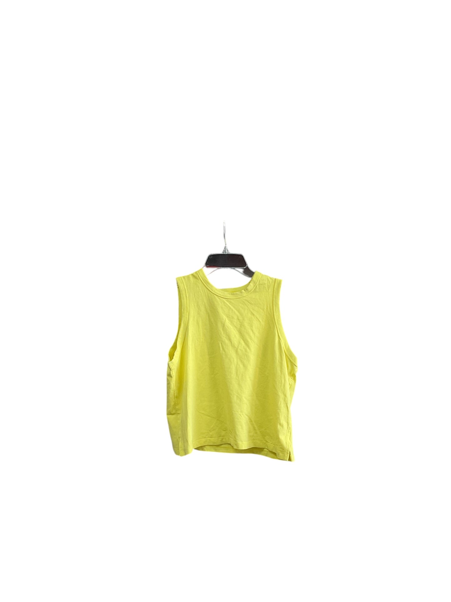 Athletic Tank Top By Lululemon In Yellow, Size: S