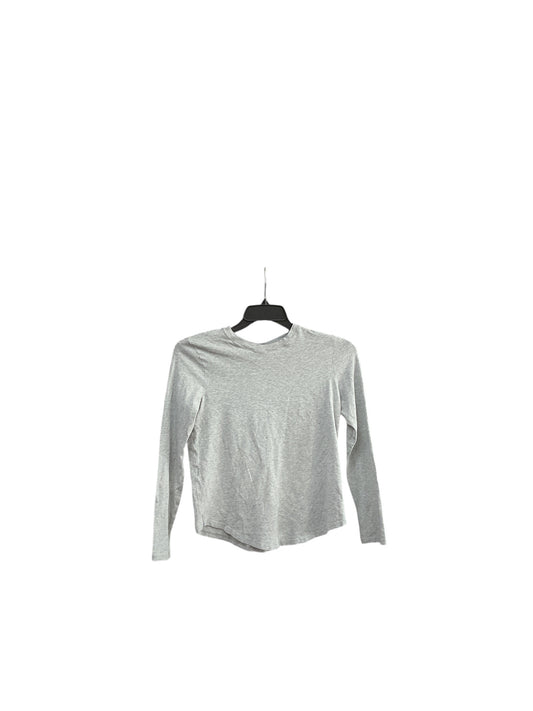 Athletic Top Long Sleeve Crewneck By Lululemon In Grey, Size: 8