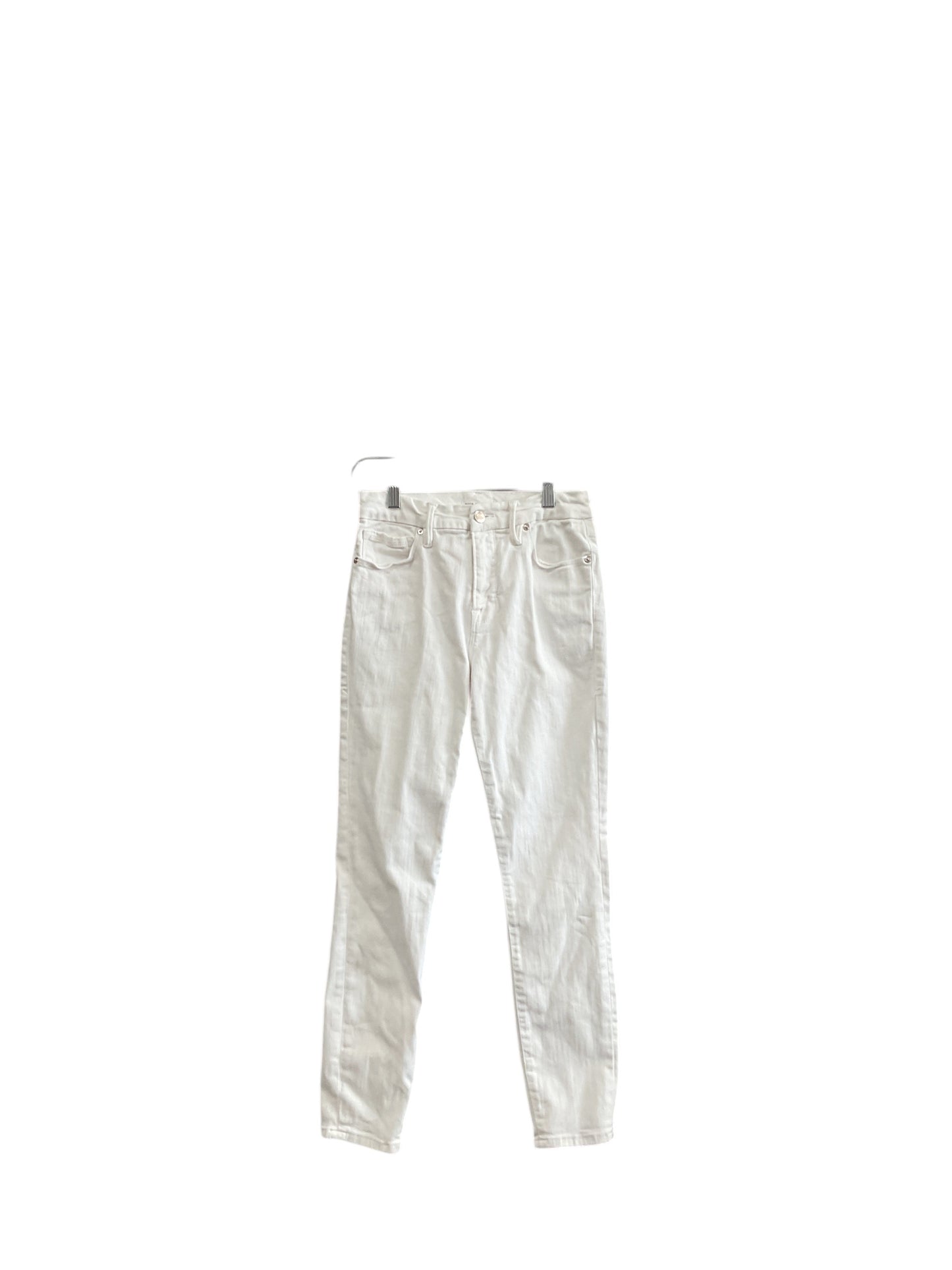 Jeans Skinny By Good American In White, Size: 2