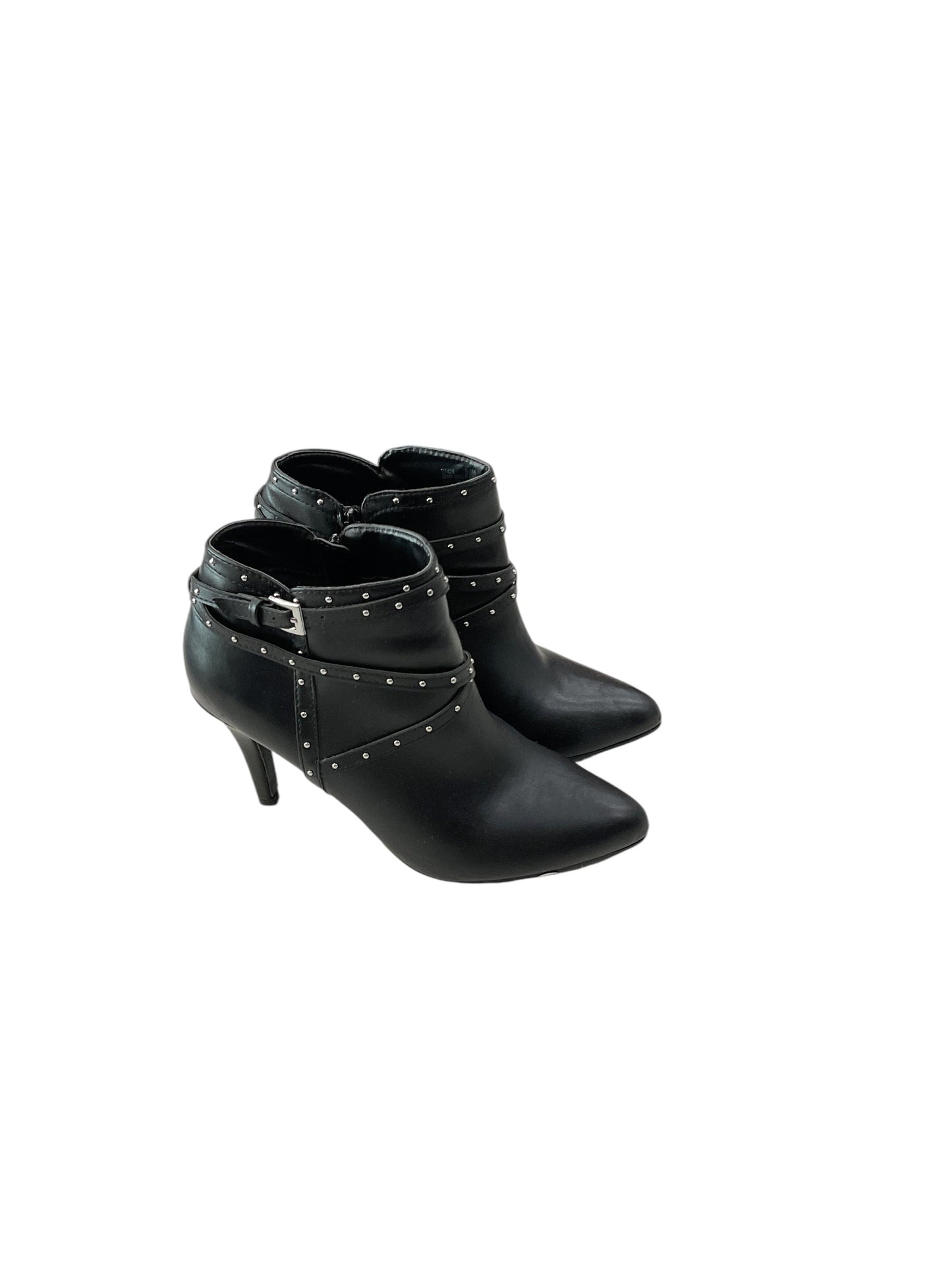 Boots Ankle Heels By Rouge In Black, Size: 8.5