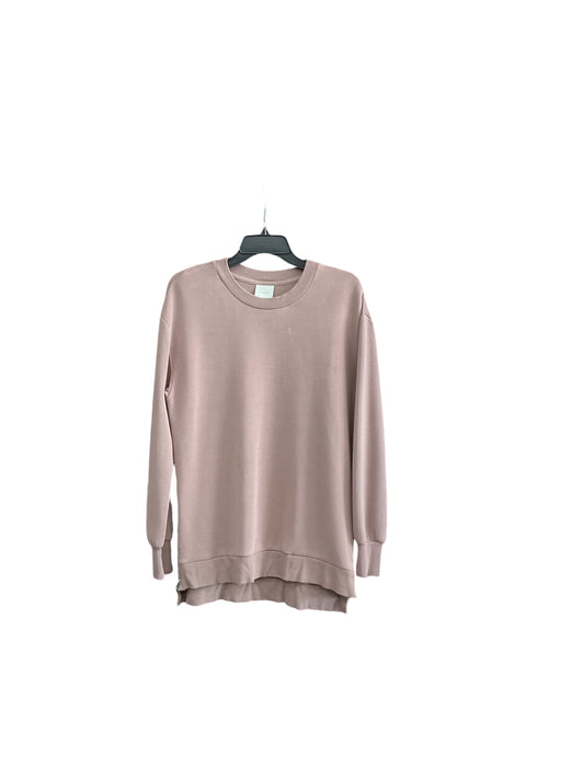 Sweatshirt Crewneck By Varley In Brown, Size: S