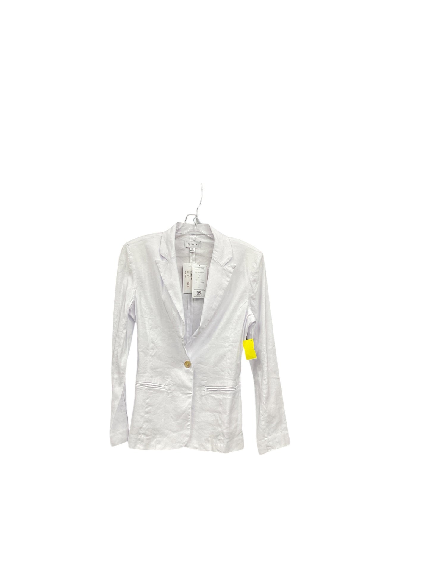 Blazer By Evereve In White, Size: Xs