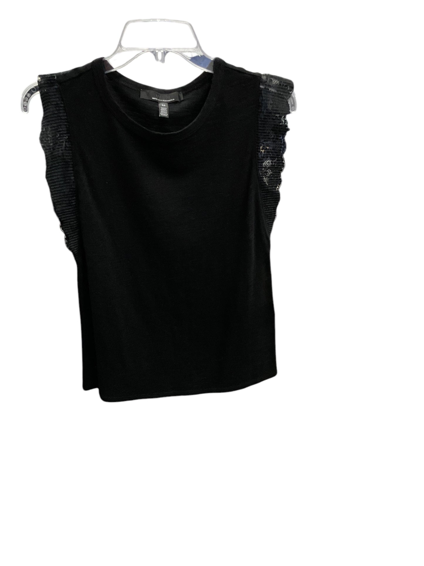 Top Sleeveless Basic By White House Black Market In Black, Size: Xs