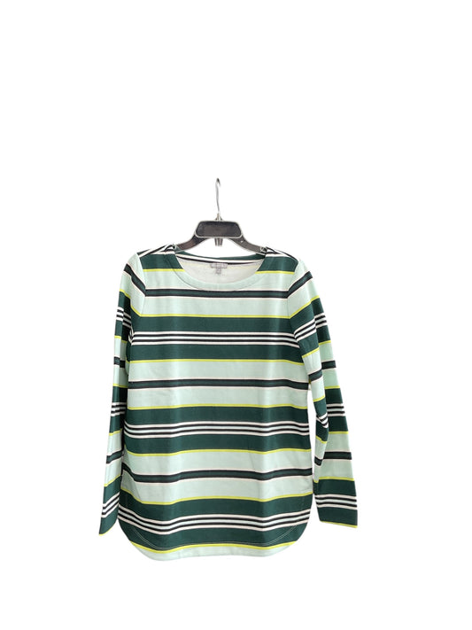 Sweatshirt Crewneck By Talbots In Striped Pattern, Size: M