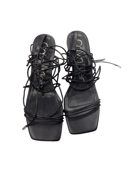 Sandals Heels Block By Calvin Klein  Size: 11