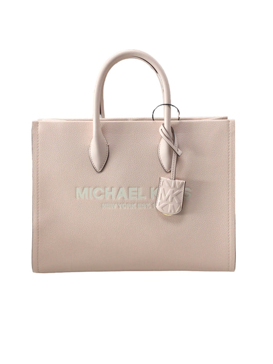 Michael Kors Pale Blue Leather Brooke Large Hobo Shoulder Bag NWT